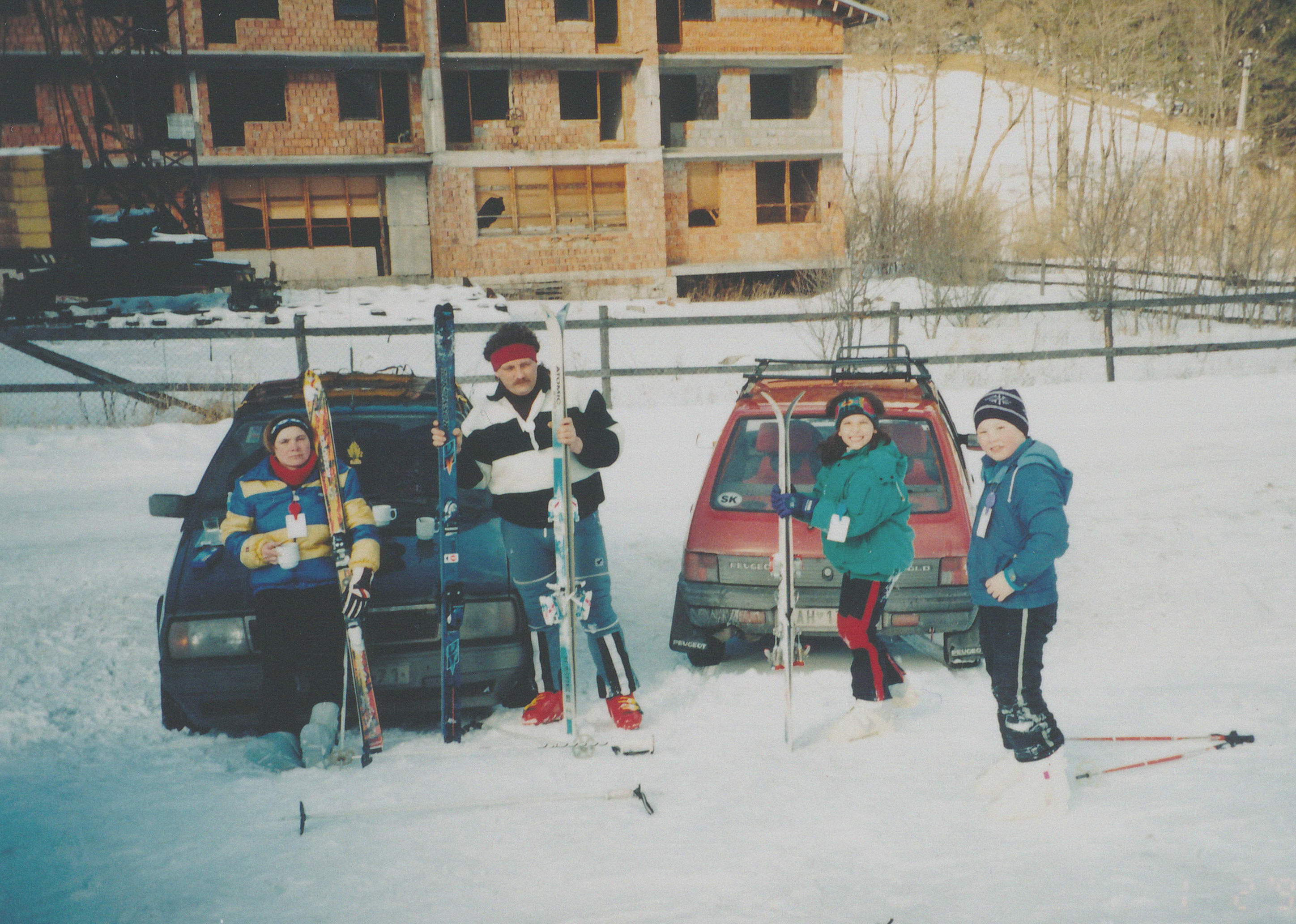 Sken barevné fotografie před úpravou